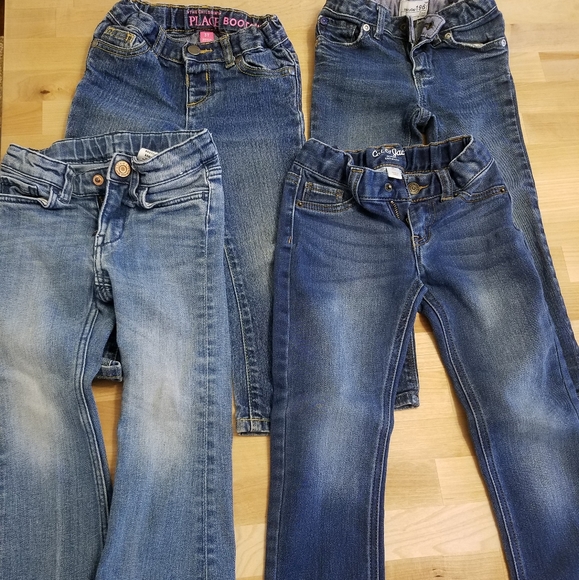 3-4T Girls Lot of 6 jeans/pants & 4 tops - Picture 1 of 3